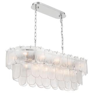 Artcraft Bianca - 12-Light Island-Light - Polished Nickel