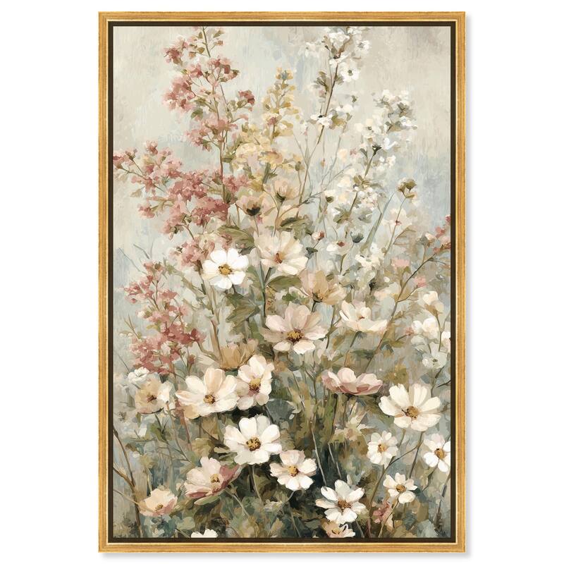 Heirloom Blossoms I Canvas by Art Remedy - Gold - 30" x 45"