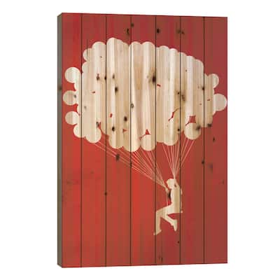Suspension Print On Wood by Rob Dobi - Multi-Color