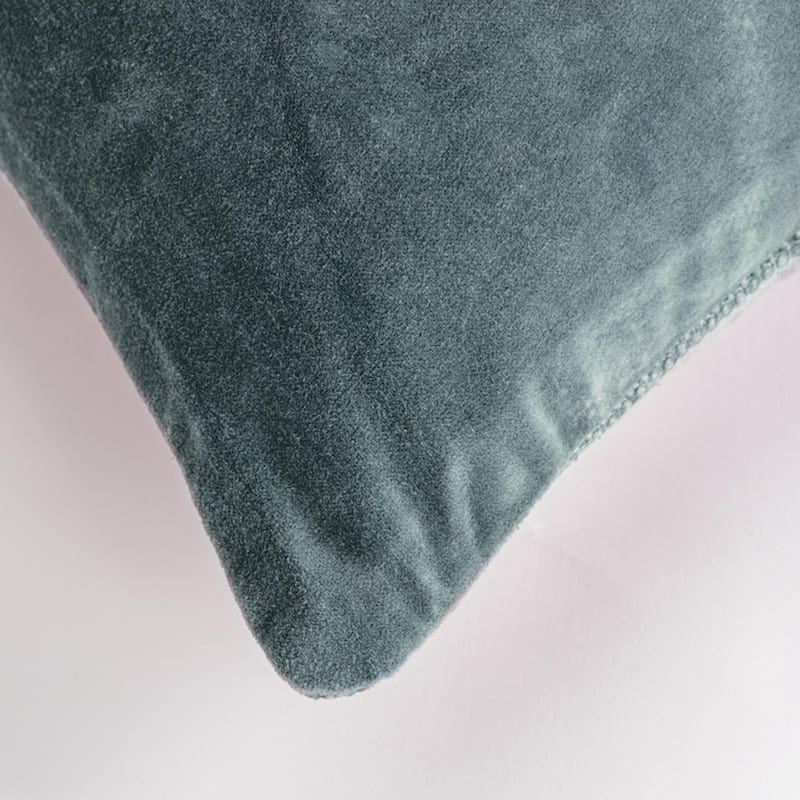 Solid Cotton Welted Pillow Cover