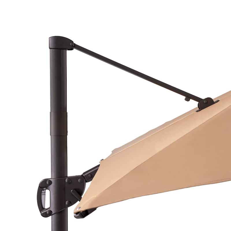 Crestlive Products 11 x 9 FT Outdoor Patio Offset Cantilever Umbrella