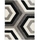 preview thumbnail 2 of 4, Livabliss Bologna Block Geometric Plush Area Rug