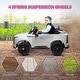 preview thumbnail 8 of 7, Qaba 2-Seater Ride on Truck, 12V Cadillac Escalade IQ 2025 Licensed Kids Electric Car with 10AH Big Battery, White