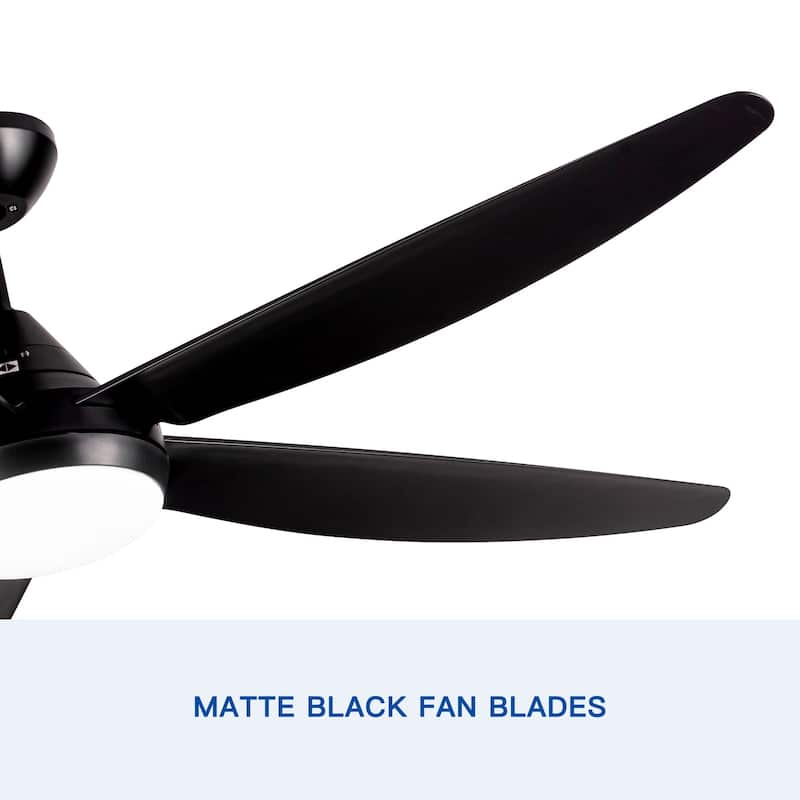 56" Ceiling Fan Light with Remote Control