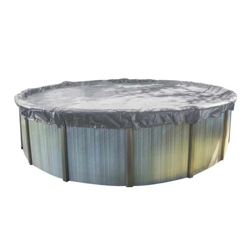 Swimline PCO1432 28' Round Above Ground Silver King Pool Cover, Pool Cover Only - 18