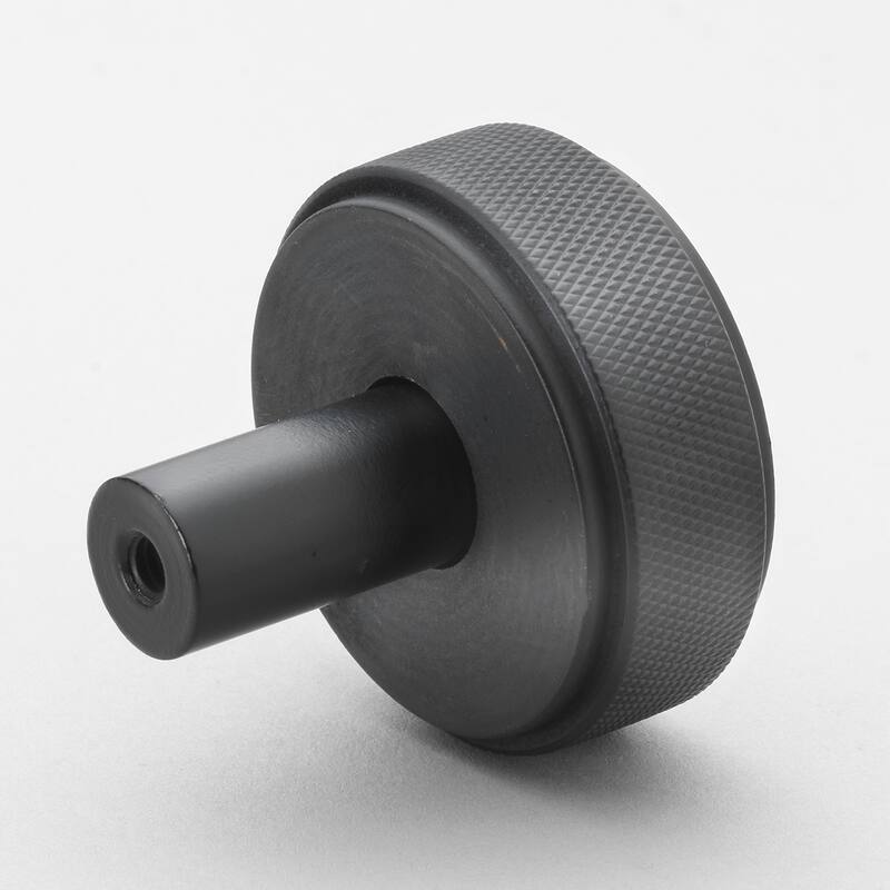 GlideRite 10-Pack 1-1/2 Inch Solid Round Knurled Cabinet Knob