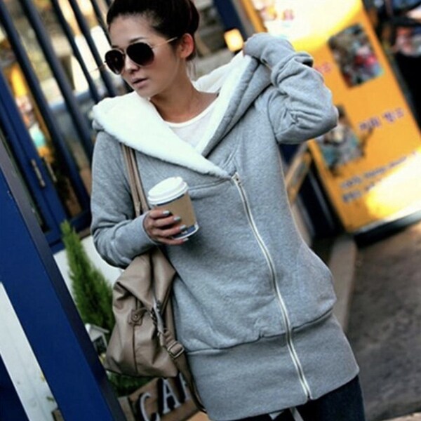 Women's Long Zip Hoodie