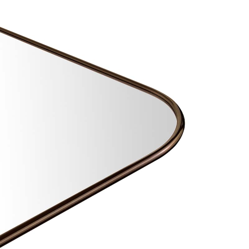 TEHOME Lucia Contemporary Rounded Rectangle Bathroom Vanity Mirror