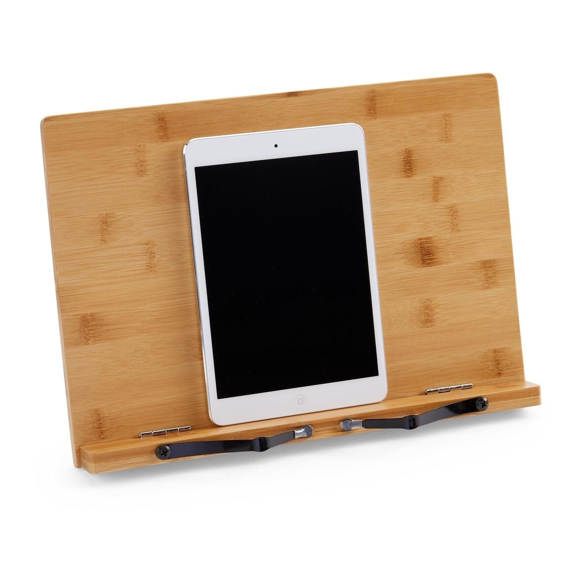 Premium Bamboo Book Stand Recipe Holder Tablet Stand – Kozy Sweet Home