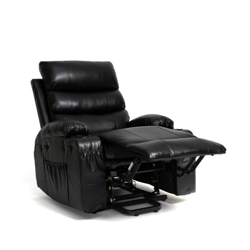 Large Size Electric Power Lift Recliner Chair Sofa with 8 Point Vibration Massage and Lumber Heat