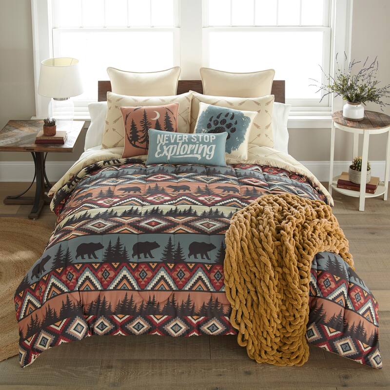 Your Lifestyle by Donna Sharp Bear Totem Comforter Collection - Queen