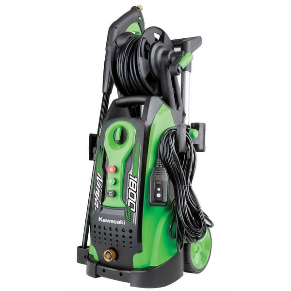 Shop Kawasaki Ninja 1800 Psi Electric Pressure Washer With Hose Reel 842057 Overstock 18110991