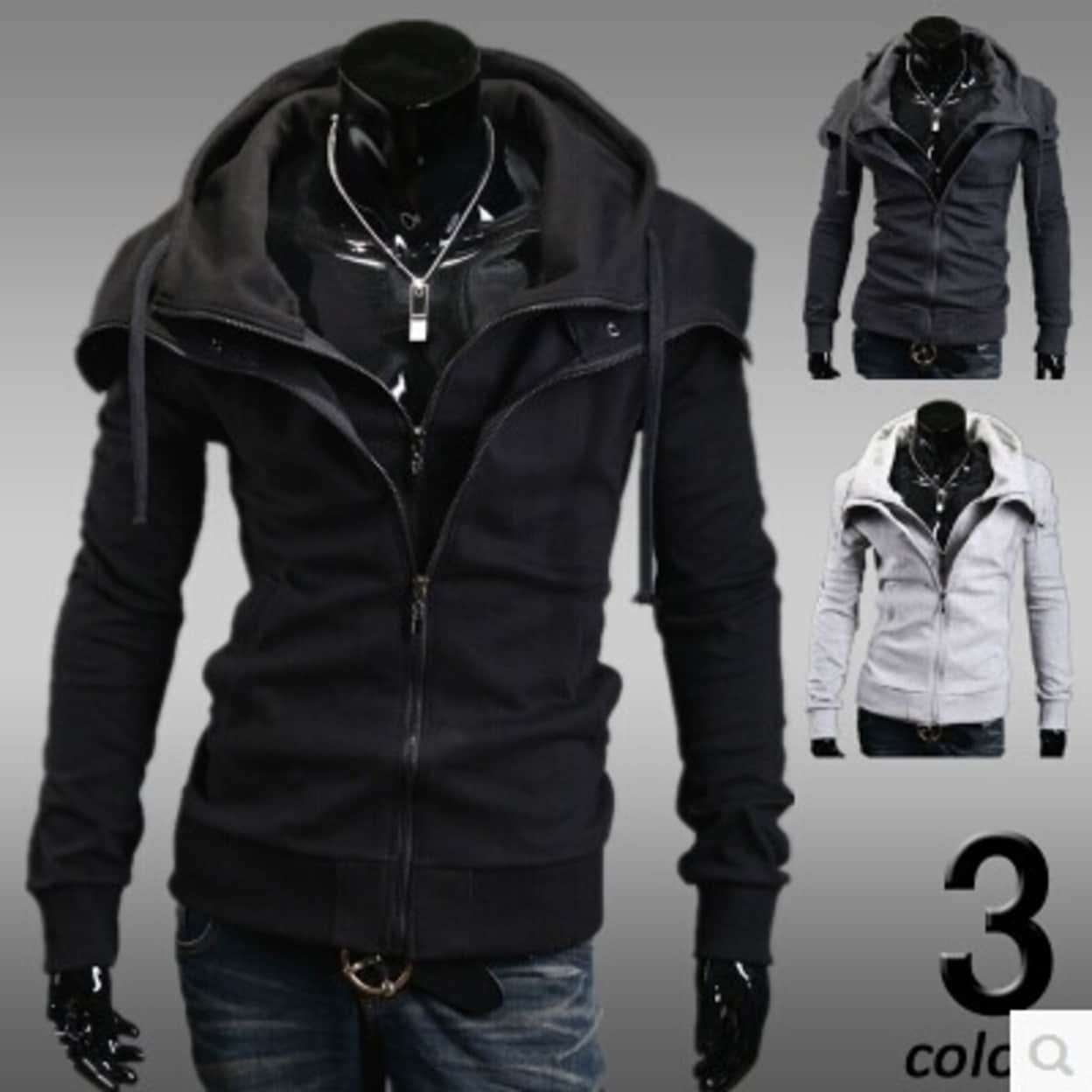 two zipper jacket