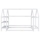 preview thumbnail 32 of 39, Kids bedroom set Twin size wood house bed with storage shelf and hanger
