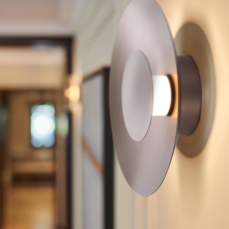Golden Lighting 6400-FM12 CS Luma 12" Wide Semi-flush Ceiling Fixture