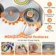preview thumbnail 19 of 18, Gymax Pretend Play Toy Kitchen Set w/Clock Stove Spice Rack Faucet &