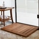 preview thumbnail 1 of 5, Cambridge Casual Estate Spa Teak Shower Mat Medium Brown