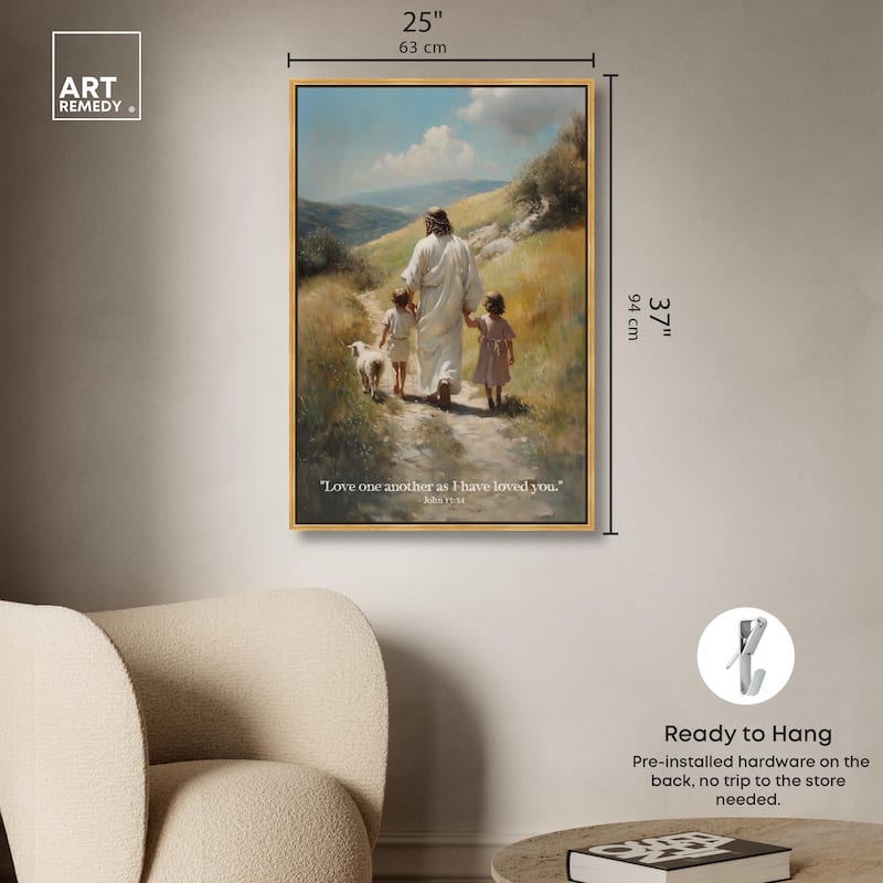 As I Have Loved You Canvas by Art Remedy