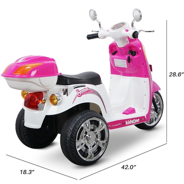 pink scooter 3 wheels