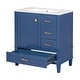 preview thumbnail 30 of 47, 30" Bathroom Vanity, Bathroom Cabinet with Sink Combo Set, Bathroom Storage Cabinet with a Soft Closing Door and 3 Drawers