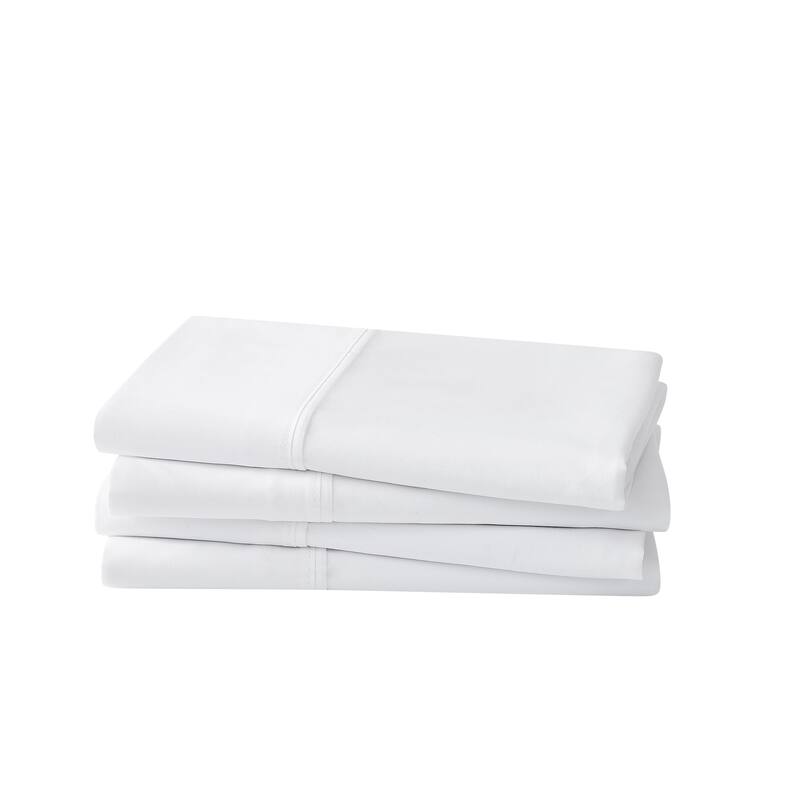 Simmons Essential Solid Sheet Set and Pillowcase - 4 PACK - King Pillowcase - White