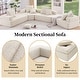 preview thumbnail 8 of 8, Modern Floor Couch Convertible Compressed Couch, Special-Shaped Frame for Oversized Modular U Shaped Sectional Sofa