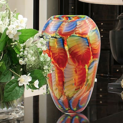 Adoro Hand Blown Art Glass Vase
