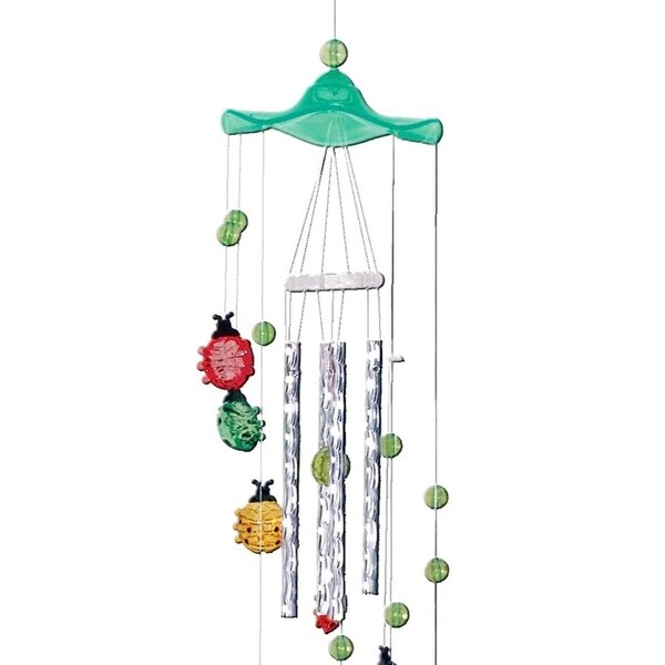 Ladybugs Acrylic Wind Chime - Multi-Color