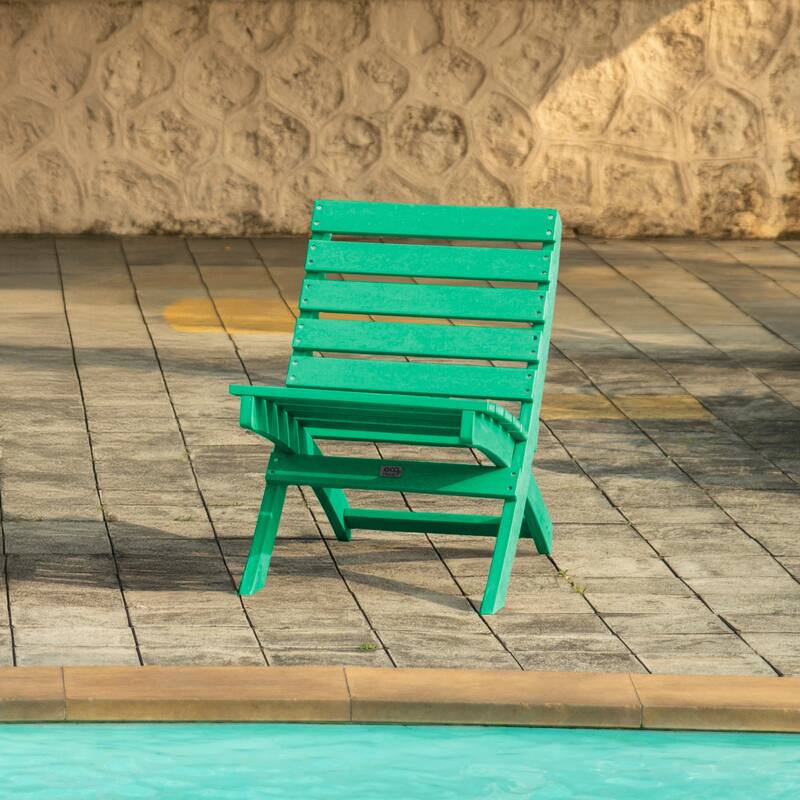 Grandcourt Fully Assembed All-Weather HDPE Outdoor Folding Patio Chair