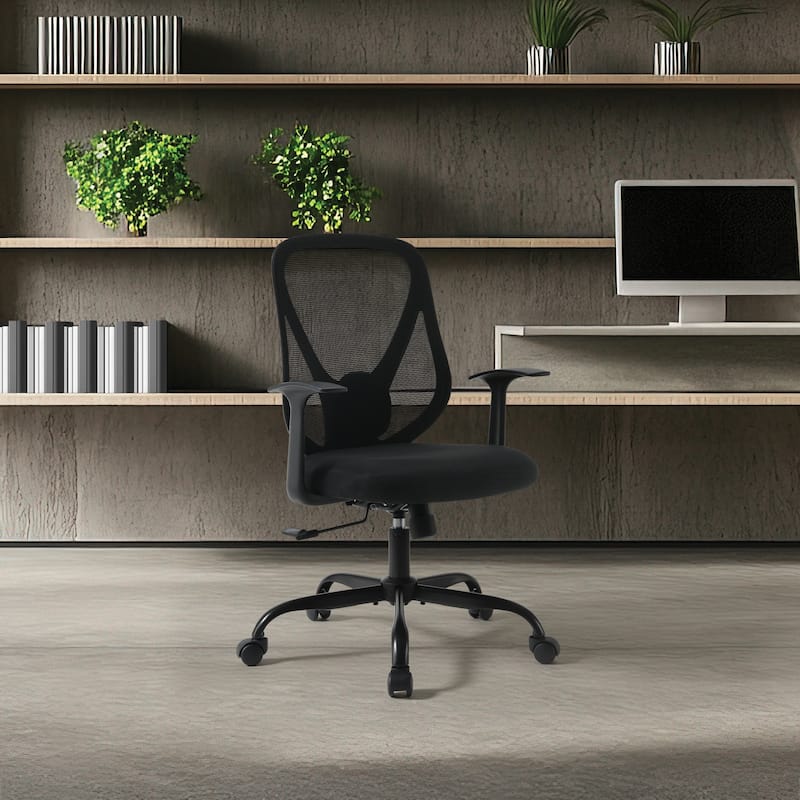 Ventilated Seating Office Chair - Black