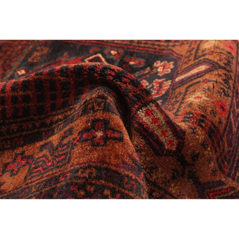 ECARPETGALLERY Hand-knotted Teimani Brown Wool Rug - 2'9 x 4'7