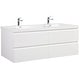 preview thumbnail 157 of 169, CASAINC Floating Bathroom Vanity with Resin Top Basin and Soft Closing Drawers