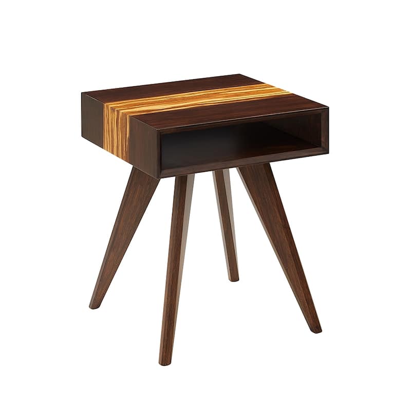 Sarah End Table, Burgundy