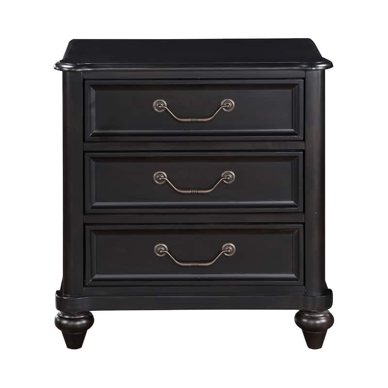 Kimberly 3-Drawer Nightstand