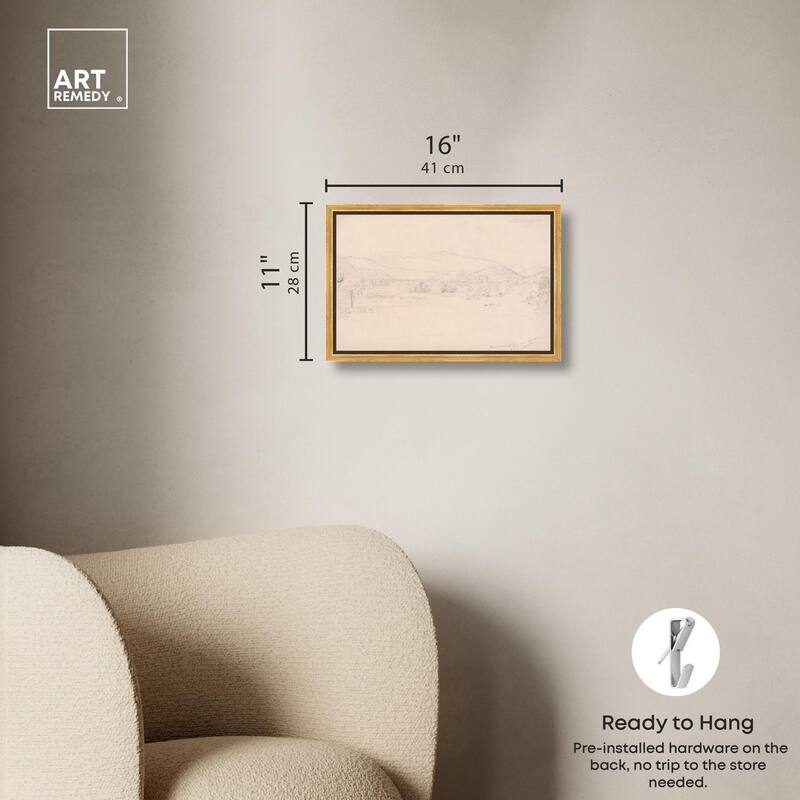 Study for View Mt. Washington Canvas by Art Remedy