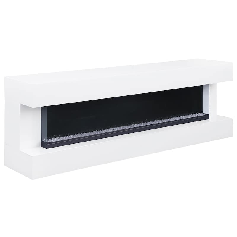 Vallerie 71" TV Stand With Visual Flame Box