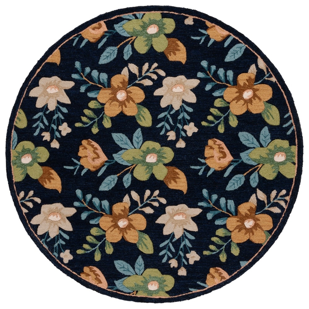 SAFAVIEH Handmade Blossom Geskea Modern & Contemporary Wool Rug