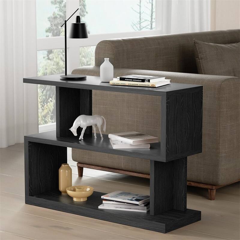 3 Tier TV Stand Console Table - 11.8"D x 35.4"W x 23.6"H