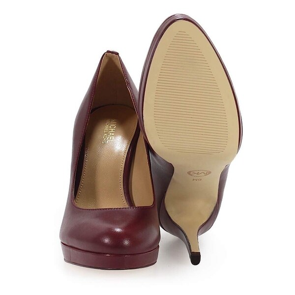michael kors antoinette pumps oxblood