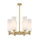 Option Brushed Brass / Matte White