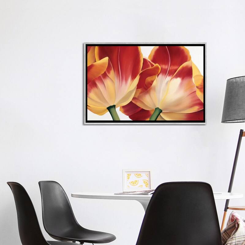 iCanvas "Fancy Flower III" by Yvonne Poelstra-Holzhaus Framed