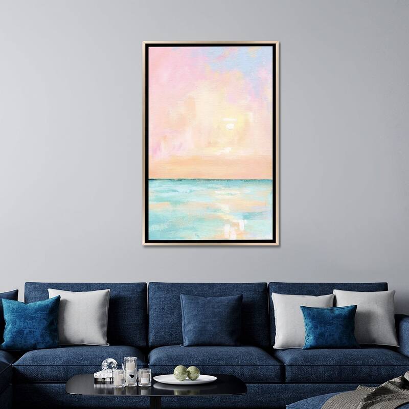 "Pastel Florida Sunset" by April Moffatt Framed