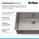 preview thumbnail 7 of 31, KRAUS Undermount 32 inch 1-Bowl Stainless Steel Kitchen Sink