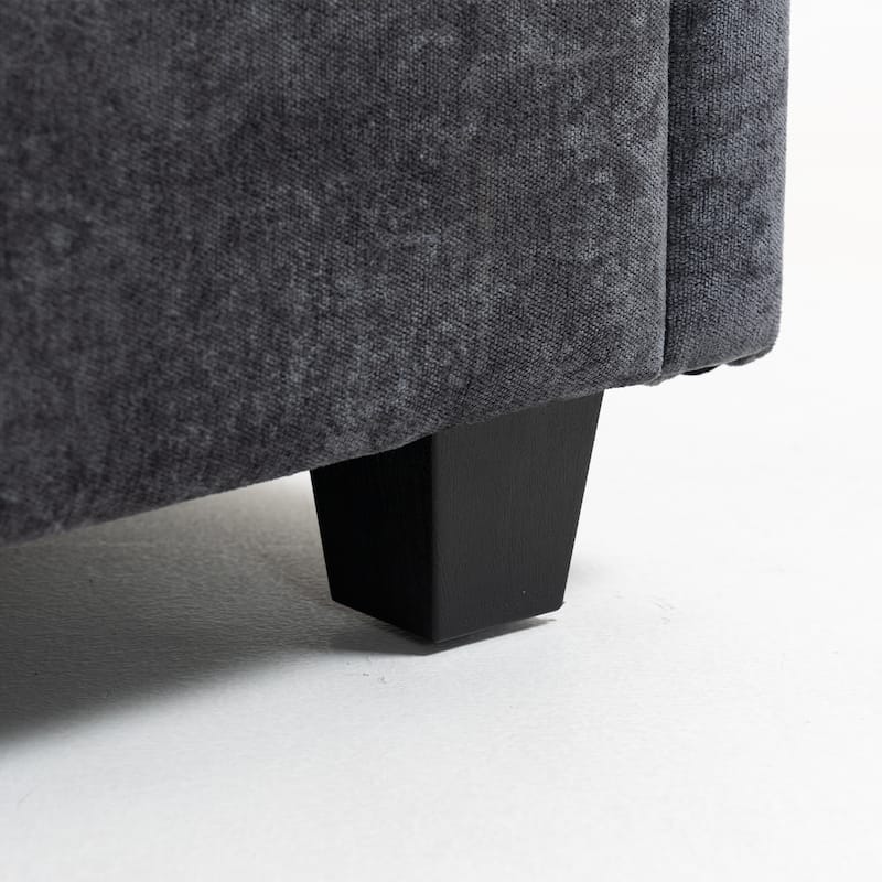 111.42" Fabric Modern 4-Seater Sofa with Cloud-Like Comfort, Flexible Storage, and Elegant Design
