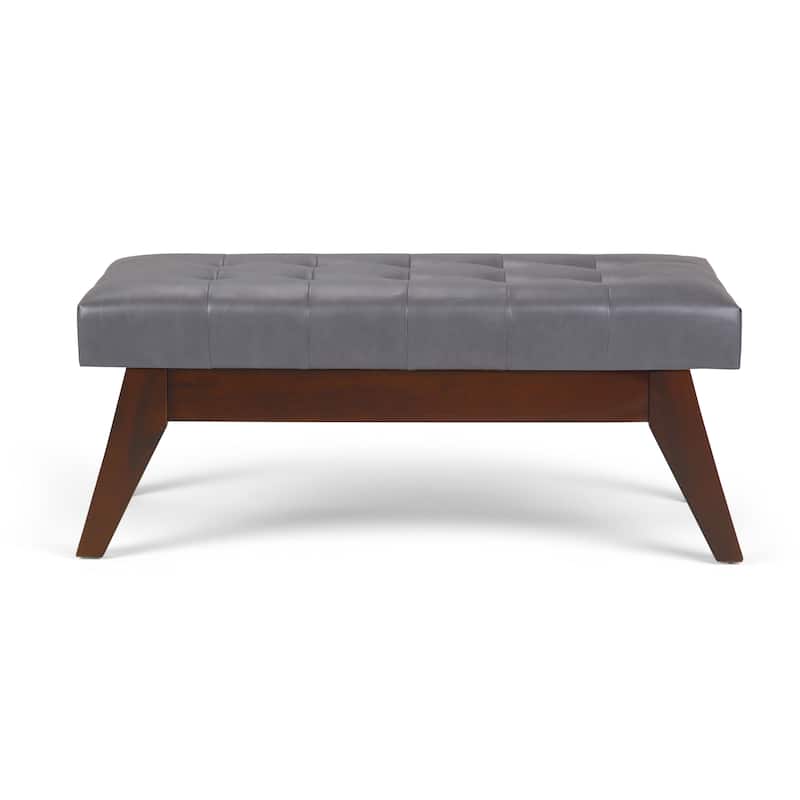 WYNDENHALL Tierney 40 inch Wide Mid Century Modern Rectangle Ottoman Bench