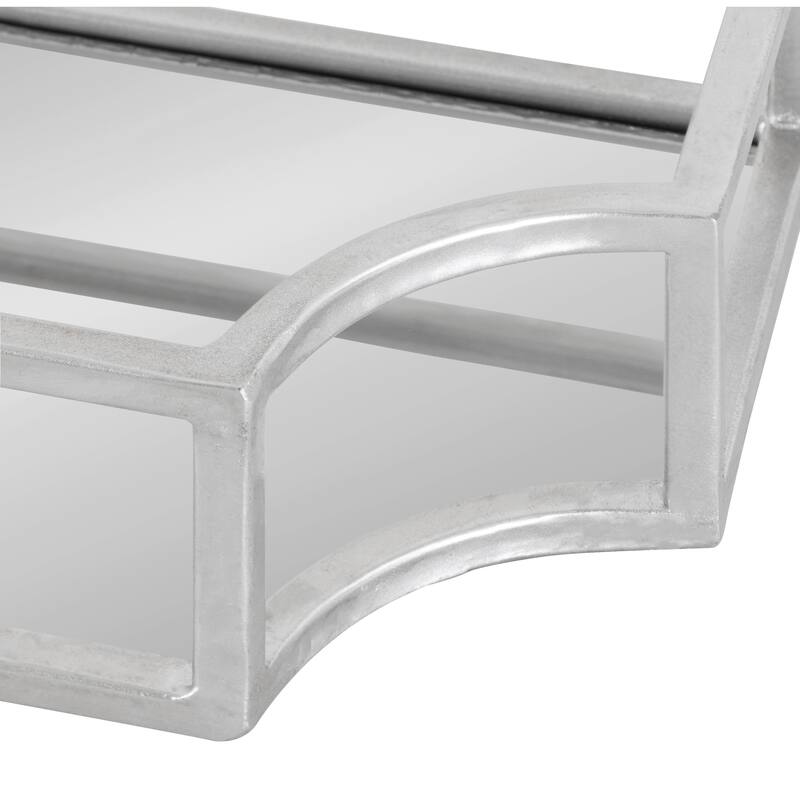 Kate and Laurel Ciel Metal Wall Shelf Set - 2 Piece