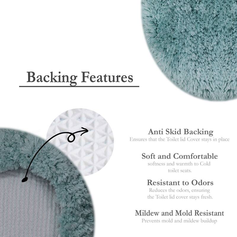Element Plush Bathroom Rugs Quick-Dry Bathroom Mat, Washable & Absorbent Bath Rugs