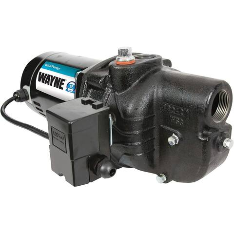 WAYNE SWS50 1/2 HP Cast Iron Non-Submersible Shallow Well Pump - Natural