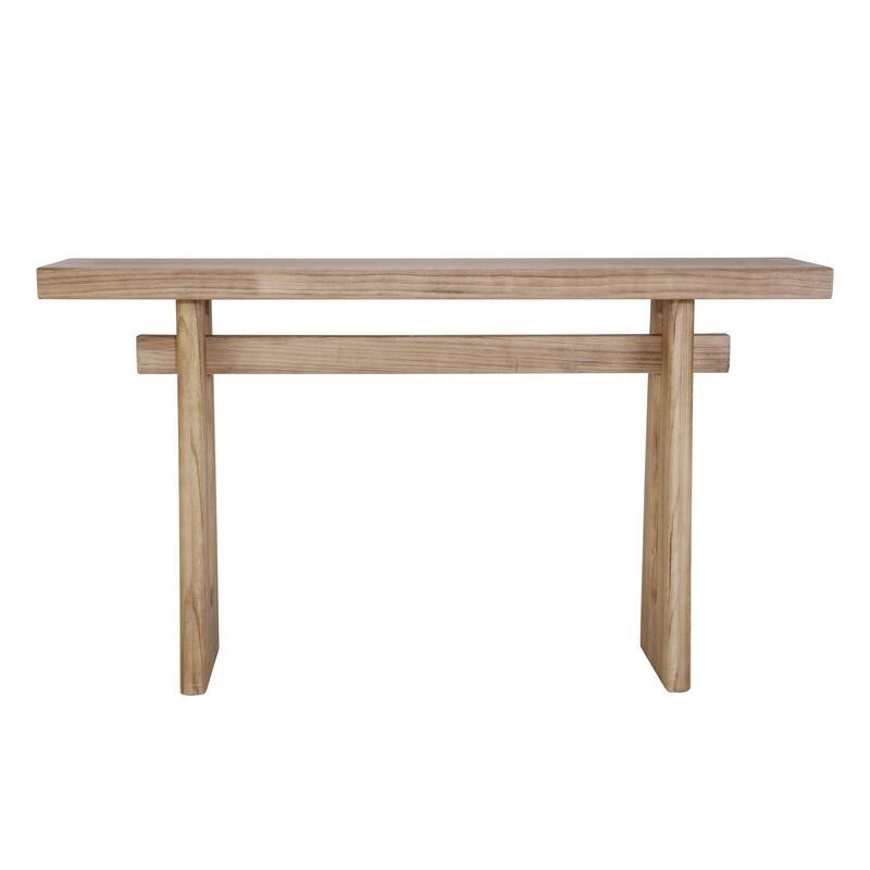 Elegant Console Table with Geometric Silhouette for Living Room Entryway or Hallway Decorative Use