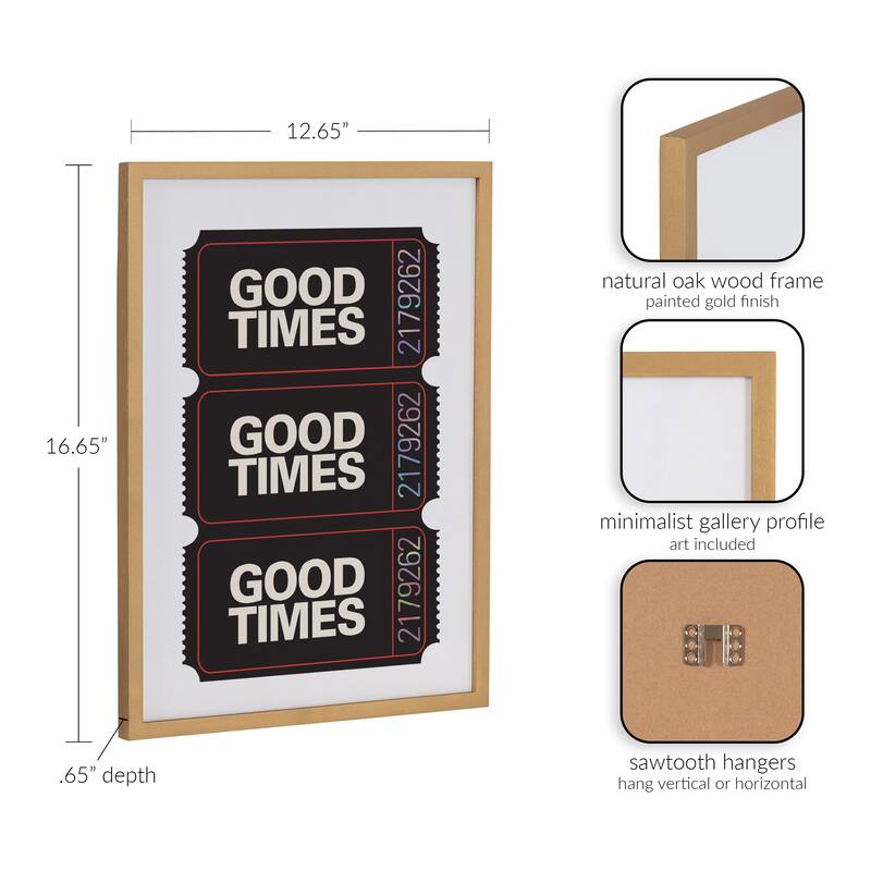 Kate and Laurel Gallery Retro Positive Quote